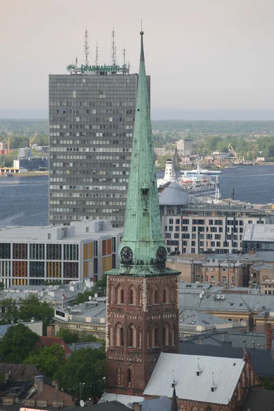 Uitzicht over de stad Riga — Stockfoto