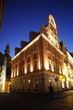 ulicy Starego Miasta w Rydze