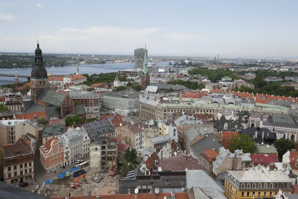 Uitzicht over de stad Riga — Stockfoto