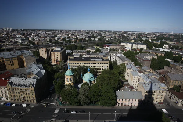 Blick über die Stadt Riga — Stockfoto