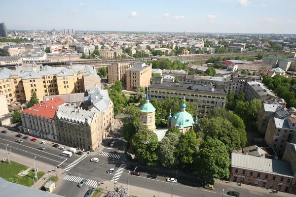 Blick über die Stadt Riga — Stockfoto