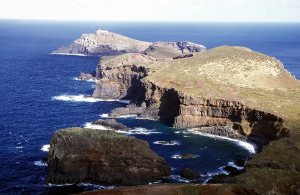 Krajina z Ponta de sao lourenco v Portugalsku — Stock fotografie