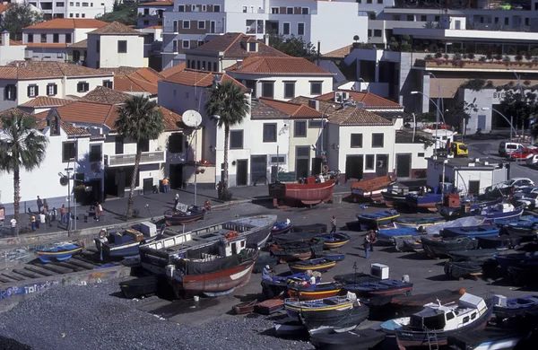 Центр города в городе Camara de lobosl — стоковое фото