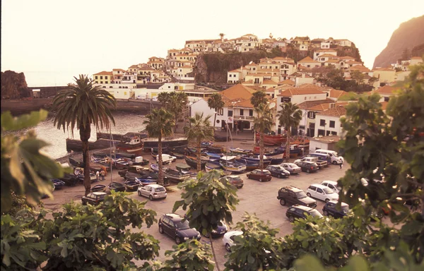 City centre in the town of Camara de lobosl — Stock Photo, Image