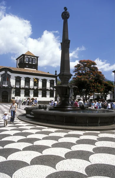 Vieille ville de Funchal sur l'île de Madère — Photo