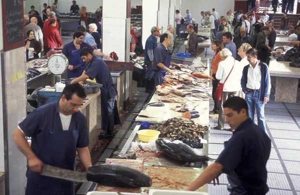 Mercado de pescado en el casco antiguo de Funchal —  Fotos de Stock