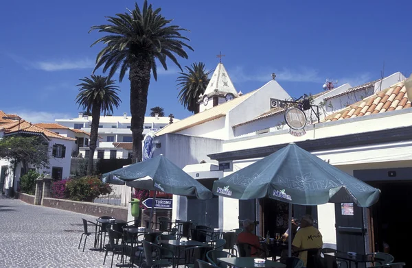 Café village sur l'île de porto santo — Photo