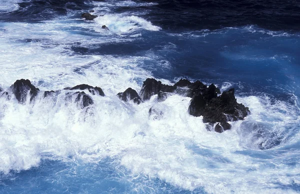 아름 다운 바다 경치와 돌 — 스톡 사진