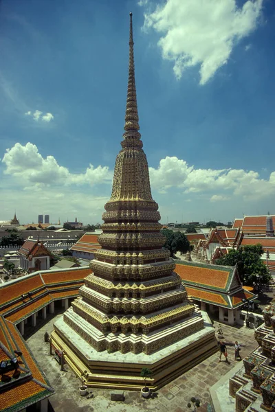 Μια Φιγούρα Στο Wat Arun Στο Ratanakosin Στην Πόλη Της — Φωτογραφία Αρχείου