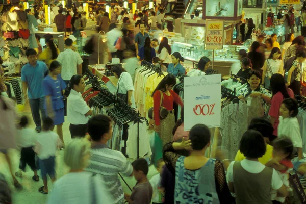 Nieuwe Wereld Winkelcentrum Stad Bangkok Thailand Zuidoost Azië Thailand Bangkok — Stockfoto