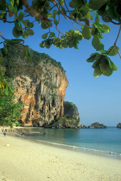 Plage Chapeau Phra Nang Beach Railay Près Nang Ville Krabi — Photo