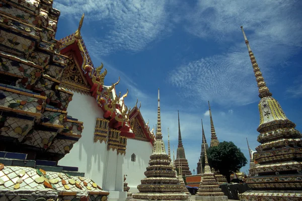 Wat Pho Ratanakosin Cidade Bangkok Tailândia Sudeste Ásia Tailândia Banguecoque — Fotografia de Stock