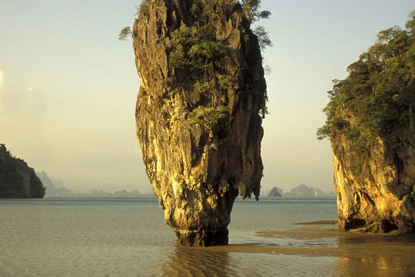 Sea Landscape James Bond Rock Phang Nga Nationalpark Andaman Sea — Fotografia de Stock