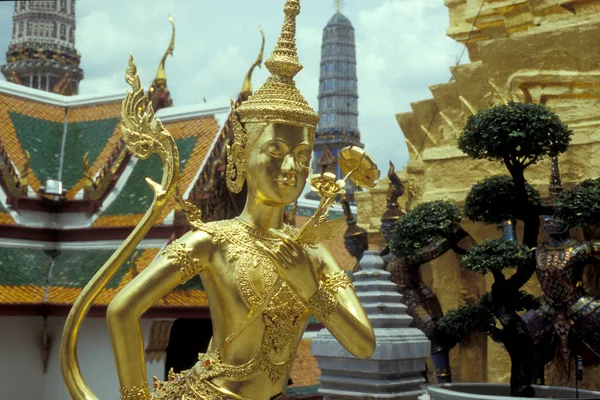 Figure Wat Phra Kaew Ratanakosin City Bangkok Thailand Southeastasia Tailândia — Fotografia de Stock