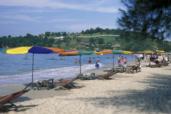 Beach Golf Thajska Městě Sihanoukville Jihu Kambodži Kambodža Sihanoukville Únor — Stock fotografie