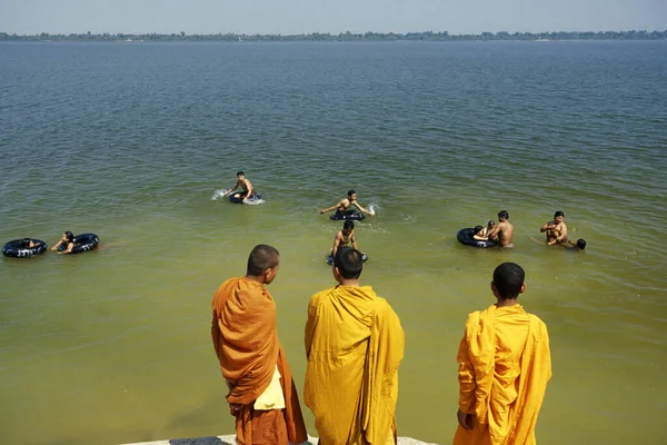 Lago West Baray Ciudad Del Templo Angkor Cerca Ciudad Siem —  Fotos de Stock