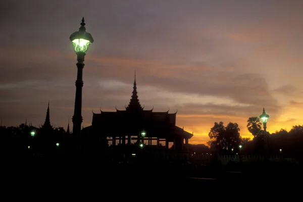 Chan Chaya Pavilon Парке Королевского Дворца Перед Королевским Дворцом Набережной — стоковое фото