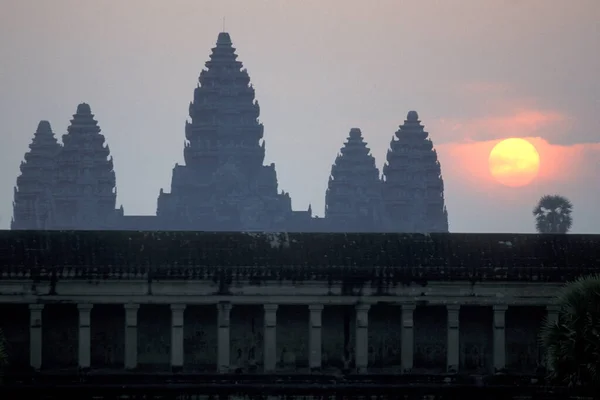 Angkor Wat Temple Temple City Angkor Nära Staden Siem Reap — Stockfoto