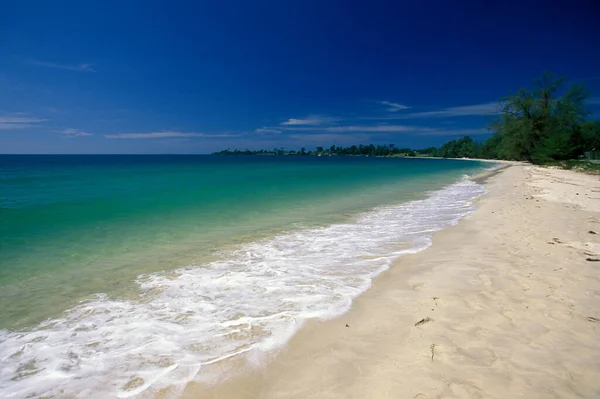 Une Plage Golf Thaïlande Dans Ville Sihanoukville Dans Sud Cambodge — Photo