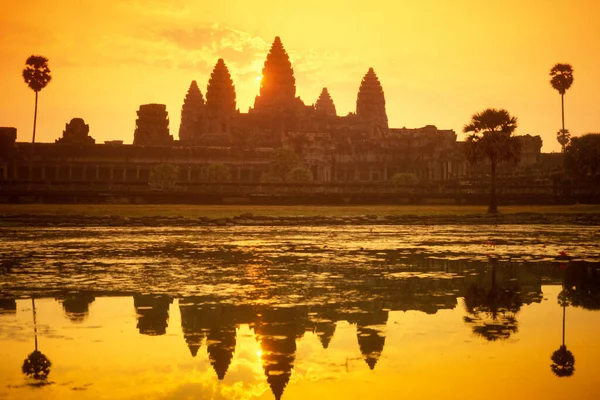 Kamboçya Nın Batısındaki Siem Reap Şehrinin Yakınlarındaki Angkor Tapınağı Ndaki — Stok fotoğraf