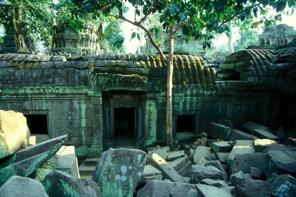 Kuil Preah Khan Kuil Kota Angkor Dekat Kota Siem Reap — Stok Foto
