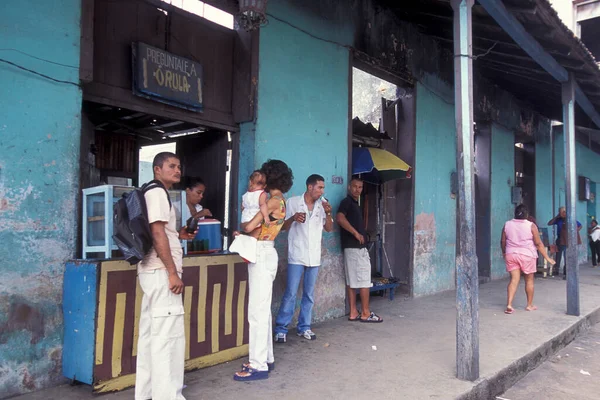 Uma Pequena Loja Alimentos Cidade Havana Cuba Mar Caribe Cuba — Fotografia de Stock