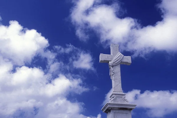 Küba Daki Havana Şehrindeki Necropolis Cristobal Colon Mezarlığı Nda Bir — Stok fotoğraf