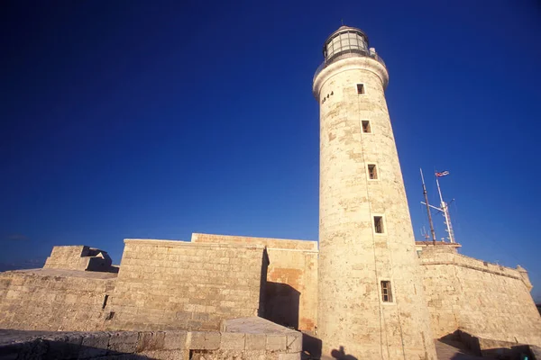 Castillo Del Moro Staden Havanna Kuba Karibiska Havet Kuba Havanna — Stockfoto