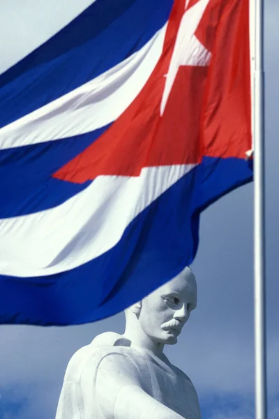 古巴哈瓦那市革命广场 Plaza Revolicion 的Jose Marty纪念碑 哈瓦那 2005年10月 — 图库照片