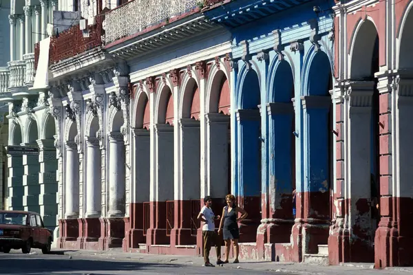 Architektura Starém Městě Havana Kubě Karibském Moři Kuba Havana Říjen — Stock fotografie