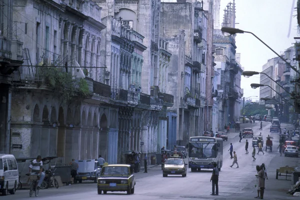 Arquitetura Cidade Velha Cidade Havana Cuba Mar Caribe Cuba Havana — Fotografia de Stock