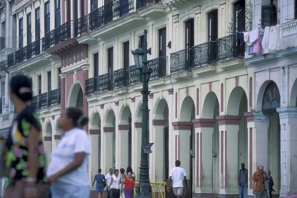 Havanna Óvárosának Építészete Kubában Karib Tengeren Kuba Havanna 2005 Október — Stock Fotó