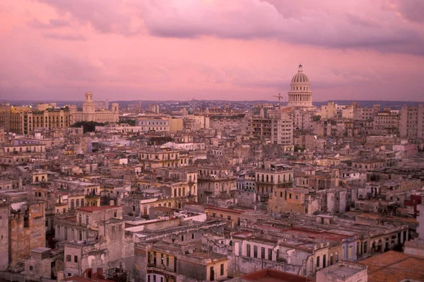 Die Altstadt Der Stadt Havanna Auf Kuba Der Karibik Kuba — Stockfoto