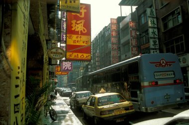 Doğu Aasia Tayvan 'ın Taipei şehir merkezinde bir radikal. Tayvan, Taipei, Mayıs 2001 