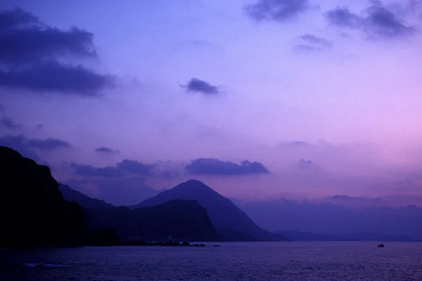 Τοπίο Κοντά Στο Hualien Στην Ανατολική Ακτή Του Ειρηνικού Ωκεανού — Φωτογραφία Αρχείου