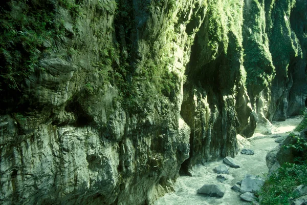 Landscape Road Taroko Gorge Hualien Eastcoast Pacific Ocean Taiwan East — Stock Photo, Image