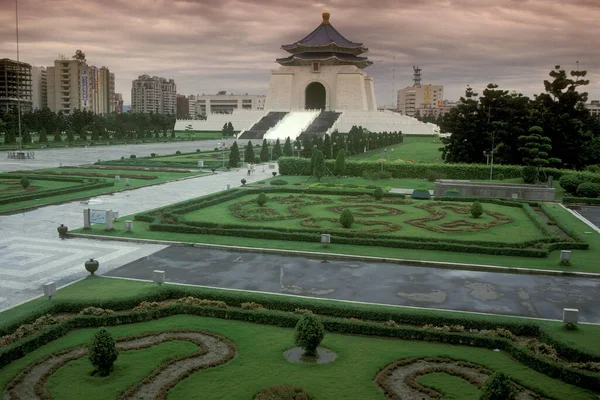 Chiang Kai Shek Memorial Hall Sur Place Liberté Dans Centre — Photo