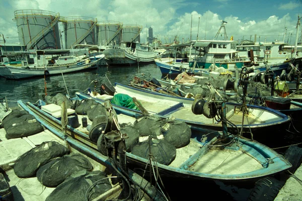 Der Hafen Stadtzentrum Von Kaohsiung Taiwan Ostasien Taiwan Taipeh Juli — Stockfoto