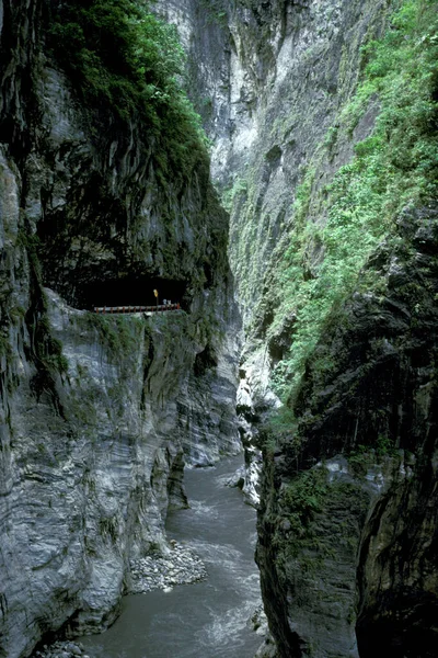 Gola Taroko Vicino Hualien Sulla Costa Orientale Sull Oceano Pacifico — Foto Stock