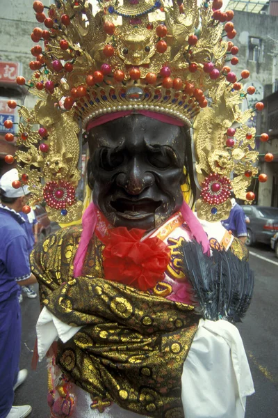 Eine Traditionelle Mazu Parade Und Ein Daoistisches Religiöses Fest Stadtzentrum — Stockfoto