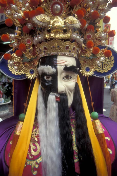 Traditional Mazu Parade Daoist Religious Festival City Centre Taipei Taiwan — Stock Photo, Image