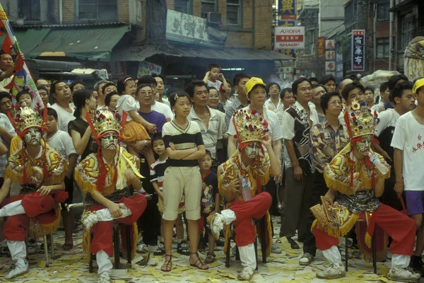 Tradicional Desfile Mazu Festival Religioso Daoísta Centro Ciudad Taipei Taiwán — Foto de Stock
