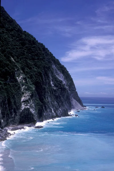 Krajina Poblíž Hualien Východním Pobřeží Tichého Oceánu Tchaj Wanu Východní — Stock fotografie