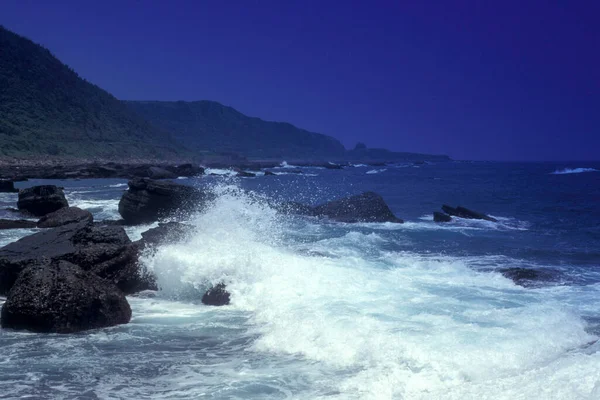 Paysage Près Hualien Sur Côte Est Océan Pacifique Sur Taiwan — Photo