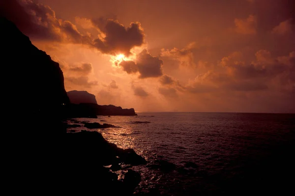 Landscape Hualien Eastcoast Pacific Ocean Taiwan East Aasia Taiwan Taipei — Stock Photo, Image