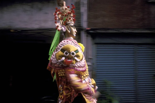 이스트 아시아 타이베이에서 전통적 퍼레이드와 이스트 축제가 열렸다 타이베이 2001 — 스톡 사진