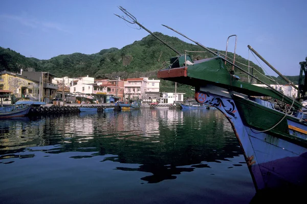Aldeia Pesca Fulung Oceano Pacífico Norte Taiwan Leste Aasia Taiwan — Fotografia de Stock