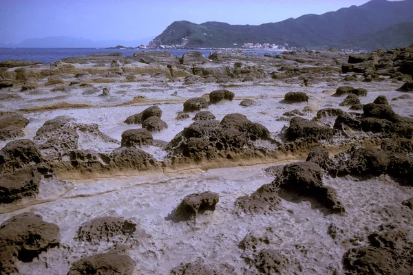 Der Coral Cliffs Ocean Park Von Yehliu Nordöstlich Der Stadt — Stockfoto