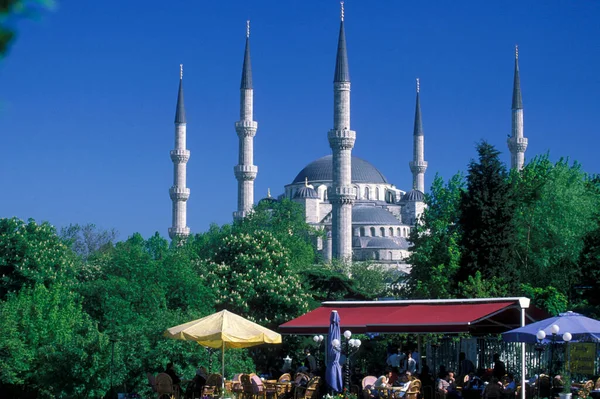 Mezquita Del Sultán Ahmed Mezquita Azul Casco Antiguo Ciudad Estambul — Foto de Stock