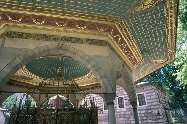 Mezquita Del Sultán Ahmed Mezquita Azul Casco Antiguo Ciudad Estambul —  Fotos de Stock